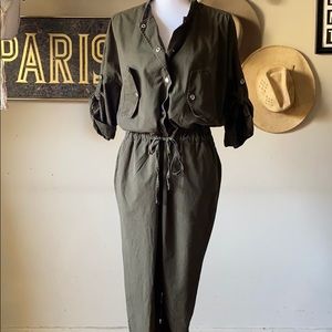 Olive green jumpsuit